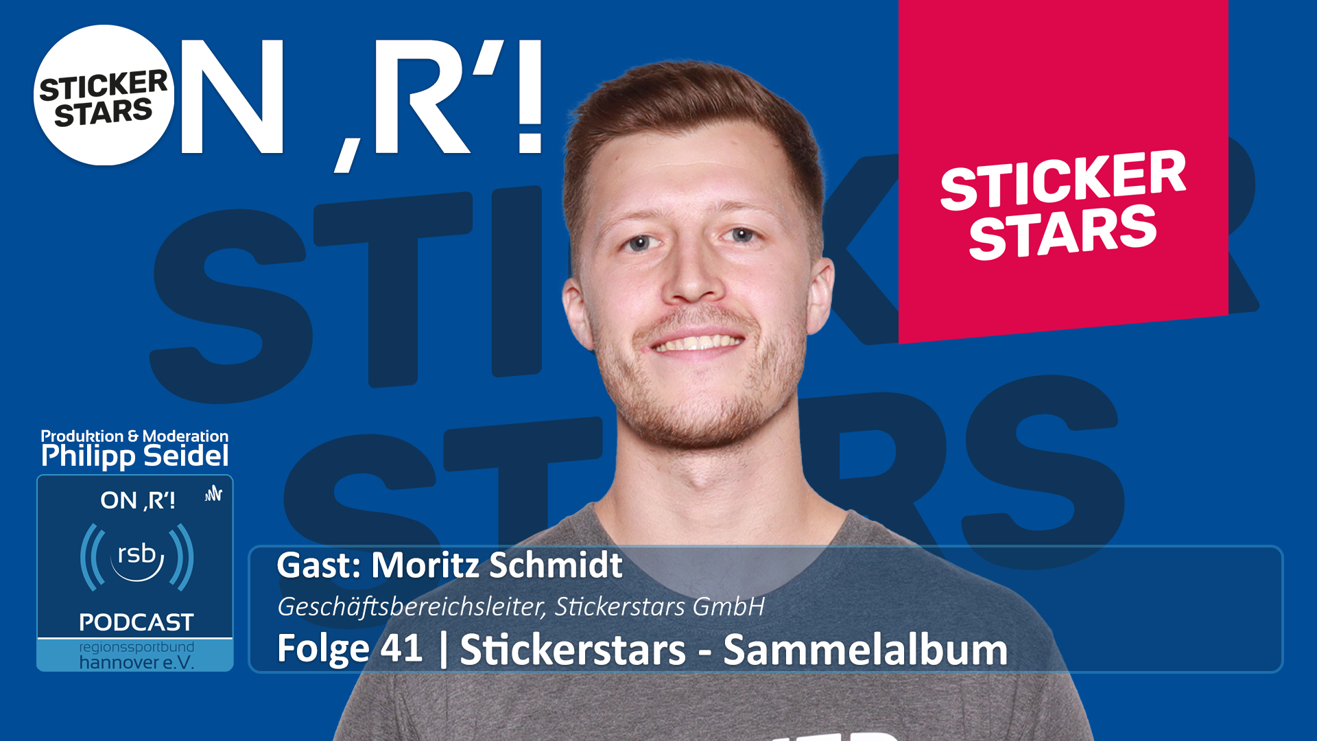 Coverbild von ON'R' Folge 41 mit Moritz Schmidt con den Stickerstars
