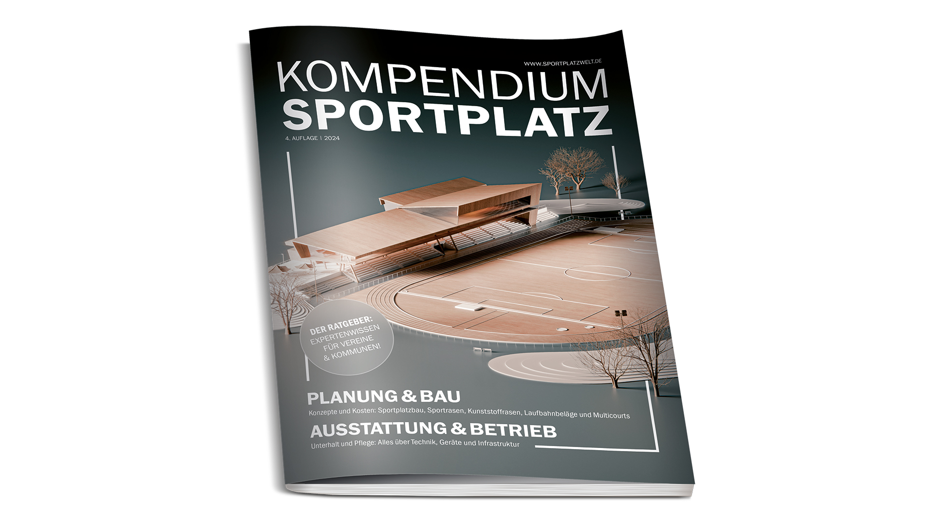 Cover Kompendium Sportplatz 2024 von Sportplatzwelt